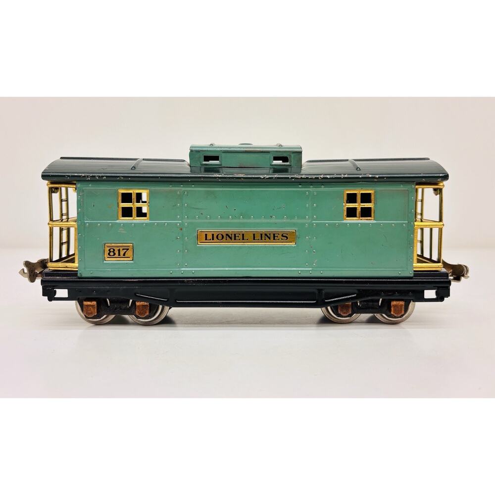 Lionel Prewar O 817 Caboose Green